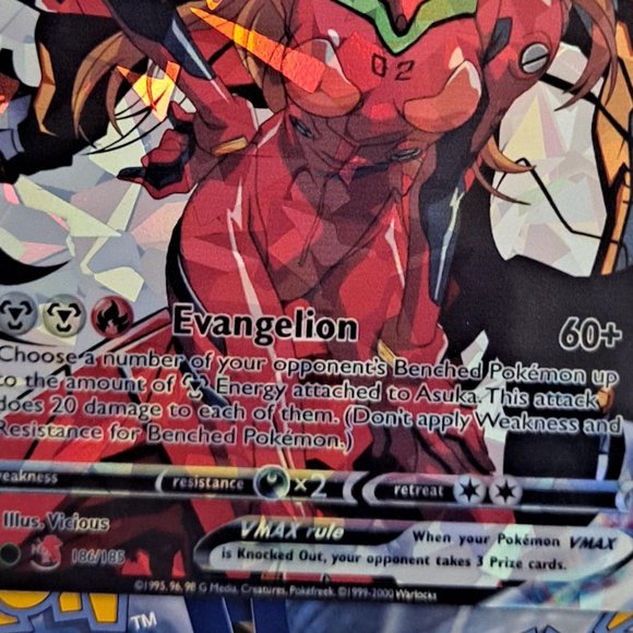 Asuka Langley Pokemon Card - Picture 6 of 7